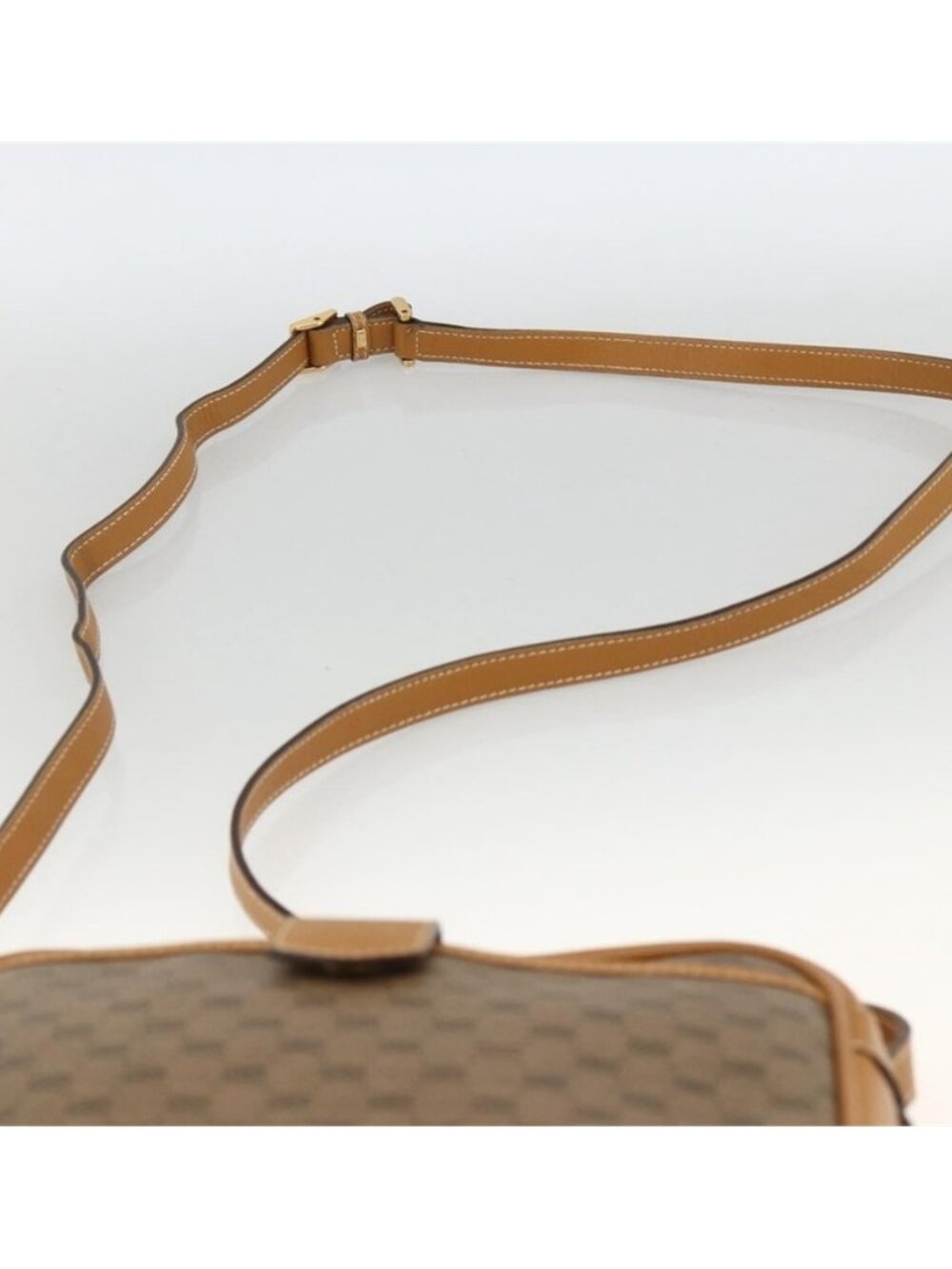 Authentic GUCCI Micro GG Supreme Shoulder Bag PVC Beige Gold 007 104 0098 - Picture 15 of 16